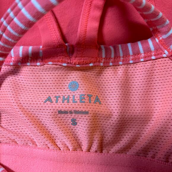 Athleta Strappy Fitted Racerback Tank Top Small Gym Hiking Running Performance - Picture 3 of 5